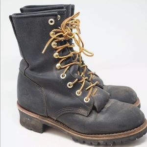 Georgia Men's 8in. Logger Work Boots Leather 8 M